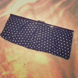 Ann Taylor Loft Polka Dot Clutch